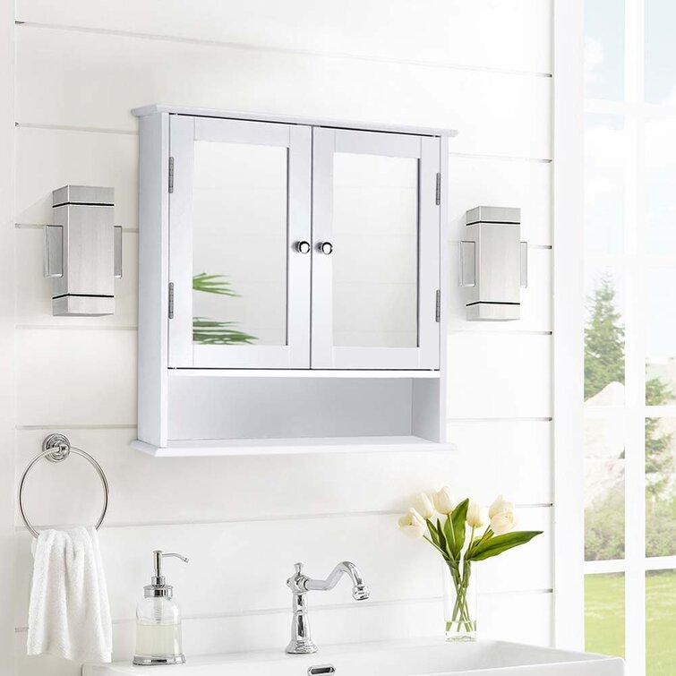 Bathroom wall cabinet 2024 no mirror